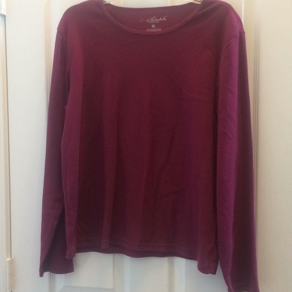 Ladies Gloria Vanderbilt long sleeve tee xl - Picture 1 of 4